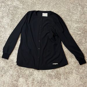 Black Sketchers by Barco Scrub Jacket Large